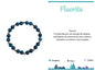 PULSEIRA DE AÇO COM PEDRA