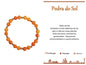 PULSEIRA DE AÇO COM PEDRA
